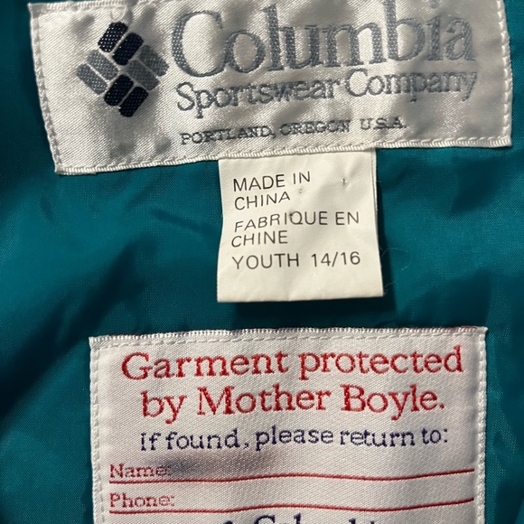 Columbia One Piece Snowsuit Ski Suit Youth Size 14-16 Outerwear - Picture 5 of 7